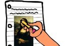 Leonardo da Vinci doodle!